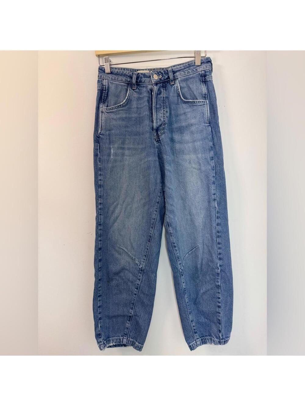 Anthropologie Pilcro Reworked High-Rise Taper Jeans - Picture 4 of 9